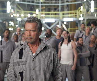 Une scène du film Escape Plan
