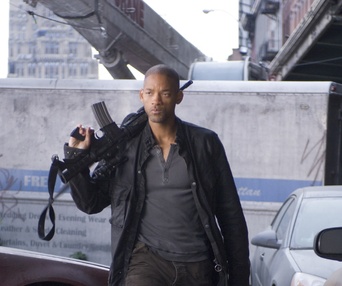 Scène du film I Am Legend