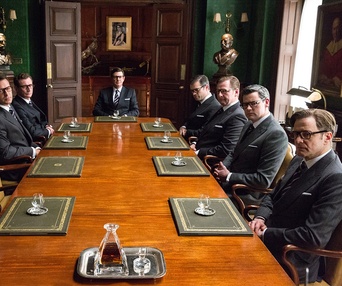 Une scène du film Kingmans: The Secret Service