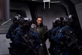 Une scène du film The Avengers