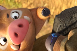 Une scène du film Les ours Boonie : L'aventure préhistorique