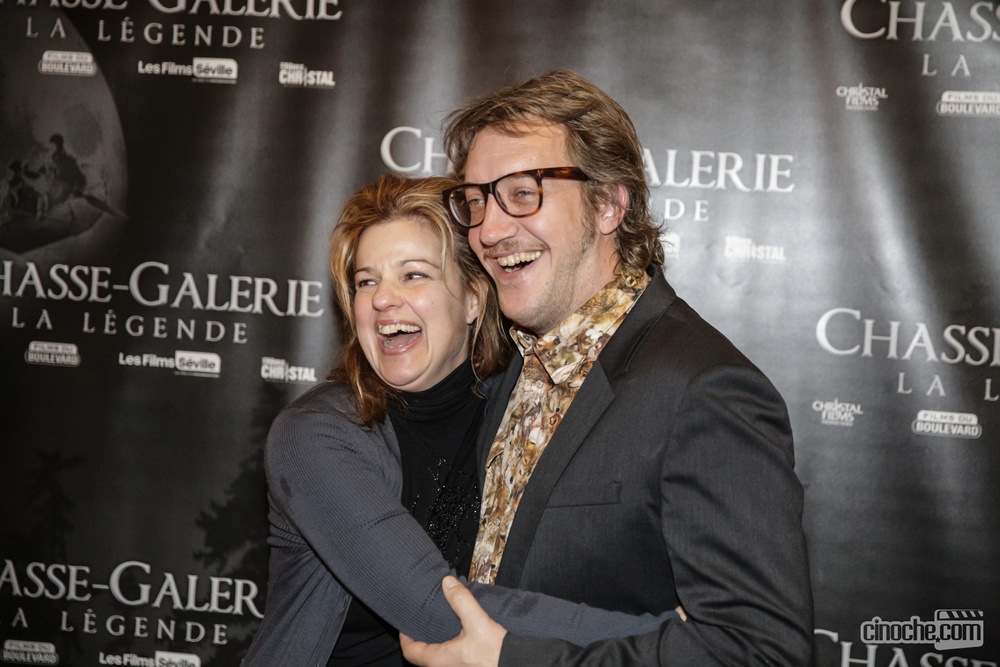 Sur le tapis rouge du film Chasse-Galerie : La légende