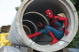 Une scène du film Spider-Man: Homecoming Une scène du film Spider-Man: Homecoming