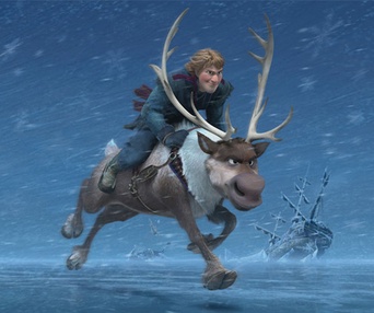 Une scène du film Frozen
