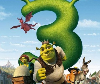 Affiche du film Shrek le troisième