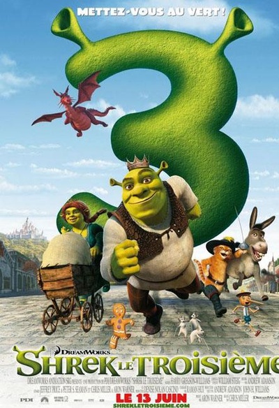 Affiche du film Shrek le troisième