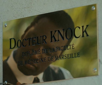 Une scène du film Knock