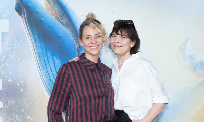 Anne Dorval, Ludivine Reding et Léane Labrèche-Dor réunies sur le tapis rouge de Vincent et la prophétie des mers