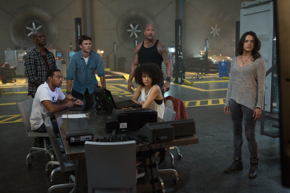 Une scène du film The Fate of the Furious