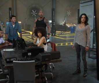 Une scène du film The Fate of the Furious