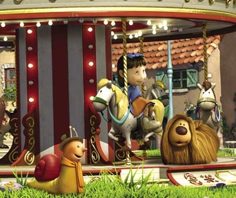 Scène du film Pollux : le manège enchanté