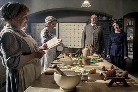 Une scène du film Downton Abbey