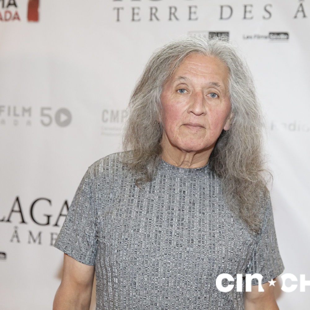 Sur le tapis rouge du film Hochelaga, Terre des âmes