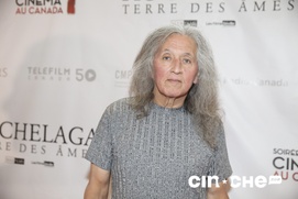 Sur le tapis rouge du film Hochelaga, Terre des âmes