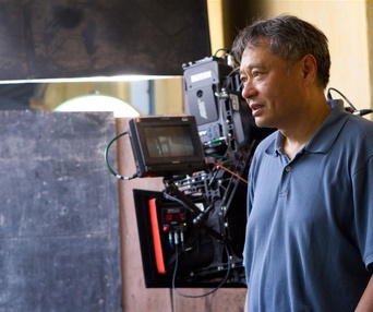 Sur le plateau du film Life of Pi