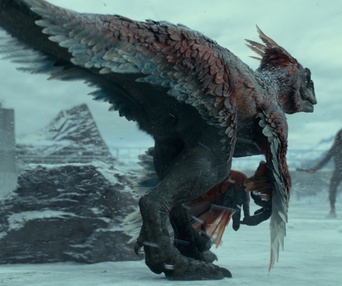 Une scène du film Jurassic World: Dominion