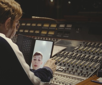 Une scène du film Elton John: Never Too Late