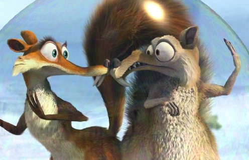 Une scène du film Ice Age: Dawn of the Dinosaurs