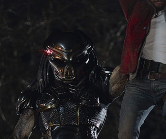 Une scène du film The Predator