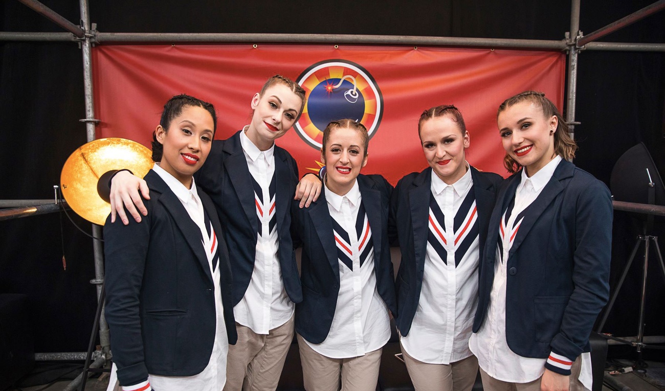Des danseuses de Danser pour gagner à La voix