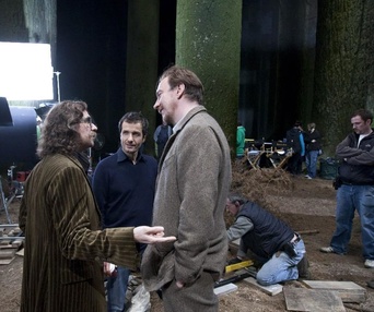 Sur le plateau du film Harry Potter and the Deathly Hallows: Part 2