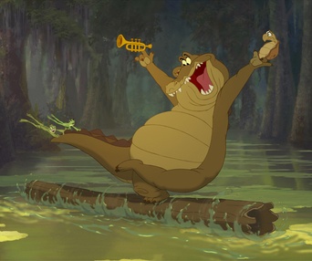 Scène du film The Princess and the Frog