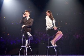 Une scène du film Glee: The 3D Concert Movie