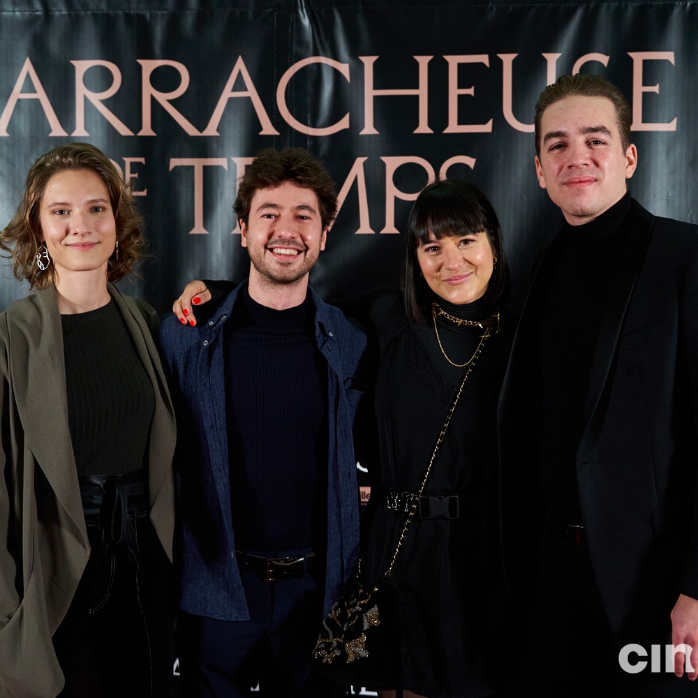 Sur le plateau du film L'arracheuse de temps