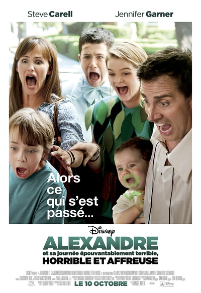 Affiche du film Alexandre et sa journée épouvantablement horrible terrible et affreuse