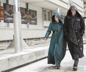 Une scène du film The Hunger Games: Mockingjay - Part 2