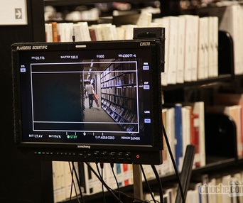 Sur le plateau de Les maîtres du suspense