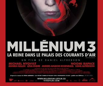 Affiche du film Millénium 3 : La reine dans le palais des courants d'air