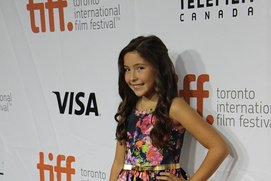 Sur le tapis rouge du film The Judge au TIFF