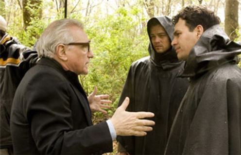 Sur le plateau du film Shutter Island