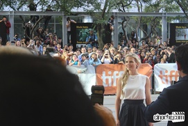 Sur le tapis rouge du film Gravity