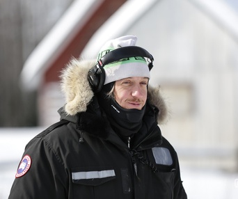 Sur le plateau du film Chasse-Galerie