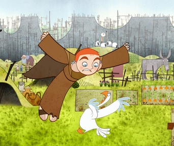 Une scène du film The Secret of Kells