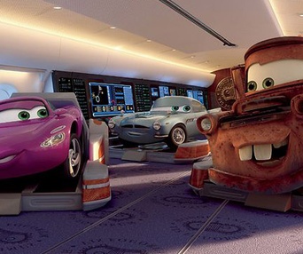 Une scène du film Cars 2