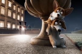 Une scène du film The Queen's Corgi Une scène du film The Queen's Corgi