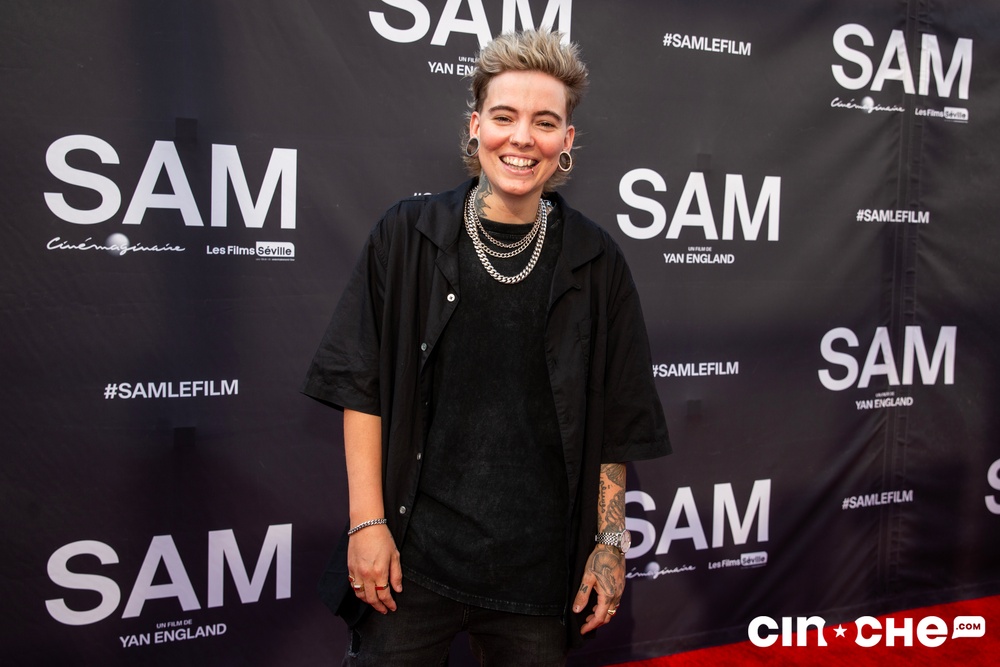 Sur le tapis rouge du film Sam