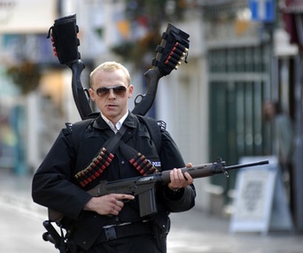 Scène du film Hot Fuzz