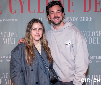 Tapis rouge du film Le cyclone de Noël