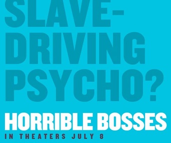 Pré-affiche du film Horrible Bosses