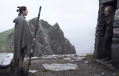 Une scène du film Star Wars: The Last Jedi