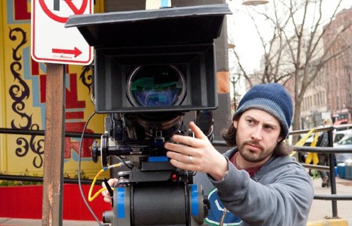 Jason Reitman sur le plateau de Up in the Air