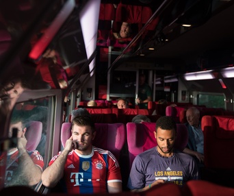 Une scène du film The 15:17 to Paris