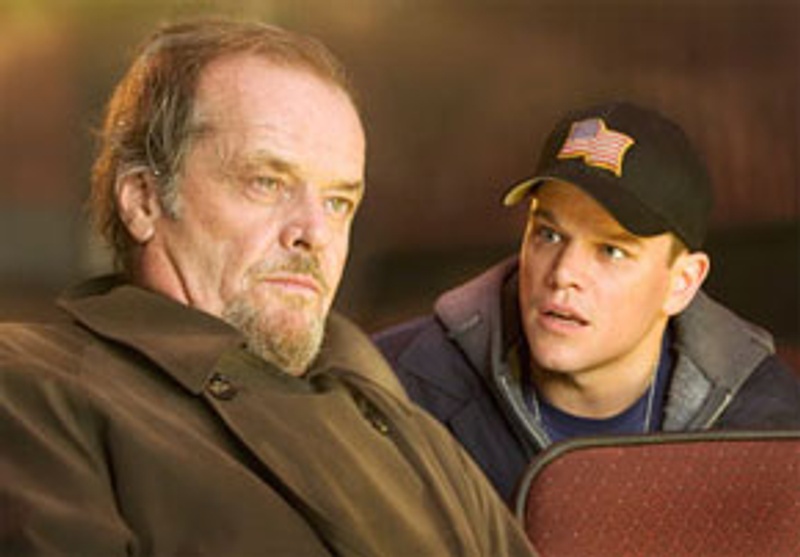 Jack Nicholson et Matt Damon dans Agents troubles