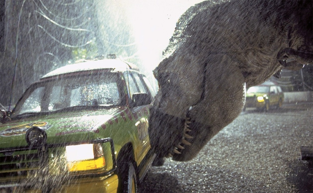 Une scène du film Jurassic Park