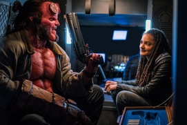 Une scène du film Hellboy