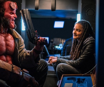 Une scène du film Hellboy